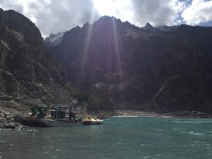 Boating and Jet Skiing present to compliment the beauty of Attabad lake