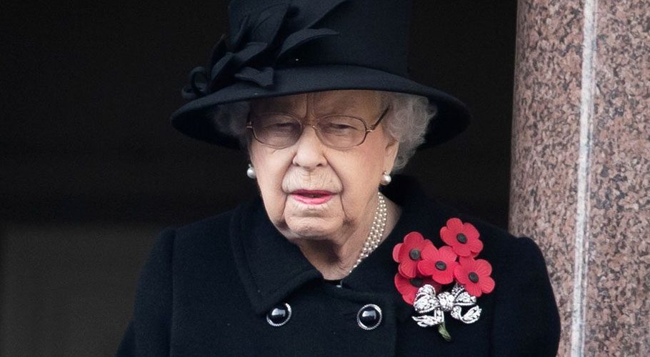 Queen Elizabeth missed the Remembrance Sunday service at the Cenotaph. Source: Reuters.