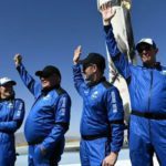 De Vries took the brief trip to space aboard Blue Origin's New Shepard rocket. Source: AFP.