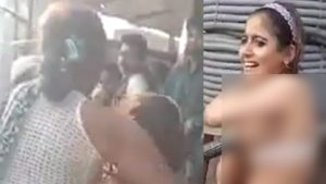 Shopkeepers go viral on social media by making videos of torture by stripping naked (photo online)