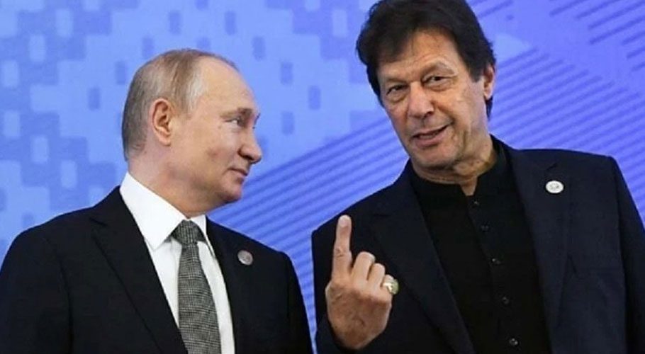 PM Imran hails President Putin's remarks against Islamophobia. (Source: AFP)