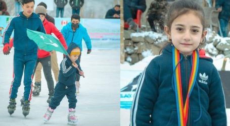 4-year-old girl from Gilgit-Baltistan wins silver medal in skating