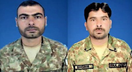 Two soldiers martyred, 3 terrorists killed in KP operations
