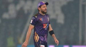 Afridi played three games for Quetta Gladiators. Source: PSL,