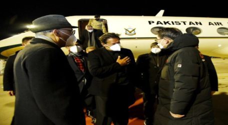 PM Khan lands in Beijing on a four-day official visit