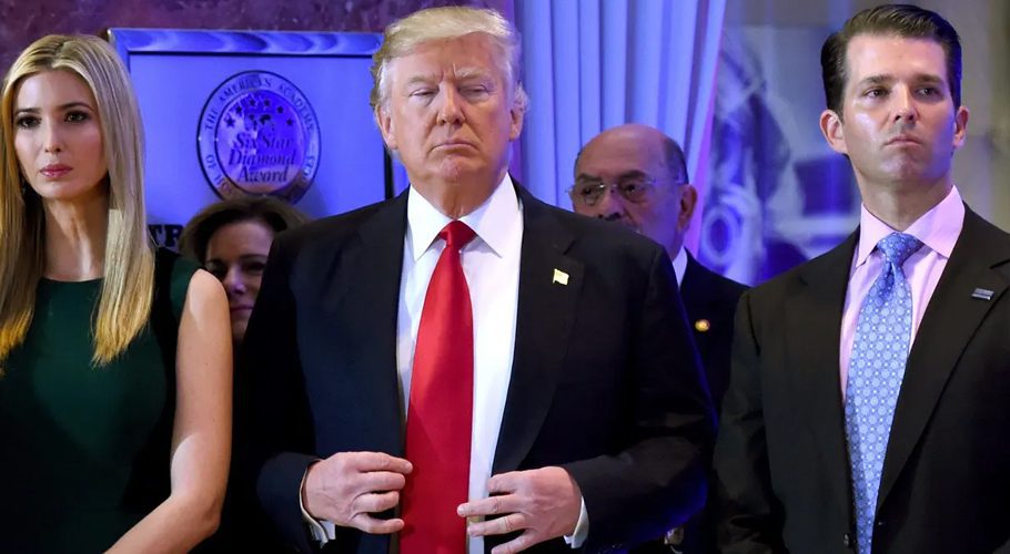 US President Donald Trump and two of his adult children must answer questions. Source: The Guardian.