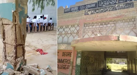 Dilapidated historic college in Karachi at brink of collapse