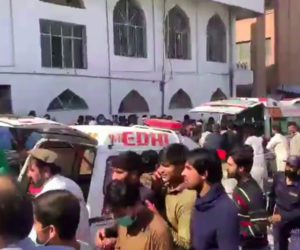Death toll in Peshawar mosque blast jumps to 56