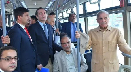 PM Shehbaz inaugurates Metro Bus service to Islamabad airport