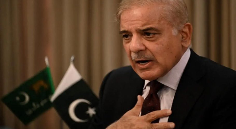 Prime Minister Shehbaz Sharif was chairing a meeting. Source: FILE.