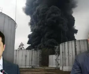 Ukraine attacks Russian oil depot