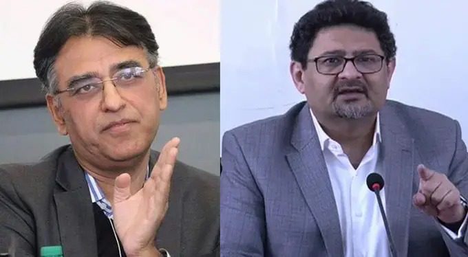 Miftah Ismail said that Asad Omar said that the state of economy is good, this is a misrepresentation. (Photo: The News)