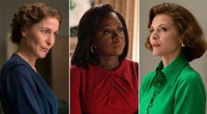 The First Lady presents three actresses plays the roles of influential women. Source: Deadline.