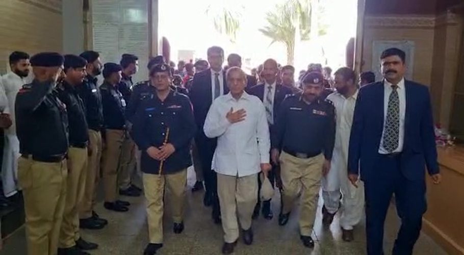 Prime Minister Shahbaz Sharif  visited Kot Lakhpat Jail in Lahore. Source: APP. 