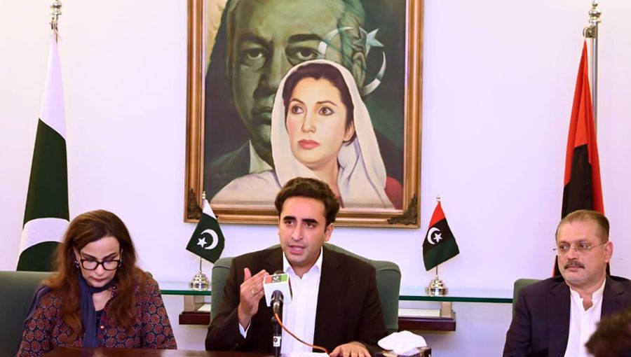 PPP CEC was chaired by Bilawal Bhutto Zardari. Source: PPP.