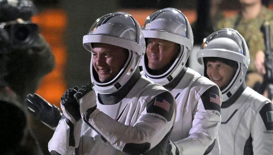 SpaceX launched four more astronauts into orbit. Source: Reuters.