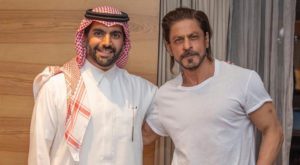 Saudi Arabia Minister of Culture shared a picture with Shah Rukh Khan. Source: Twitter.