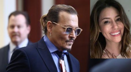 Is Johnny Depp deliberately flirting with his lawyer in court?
