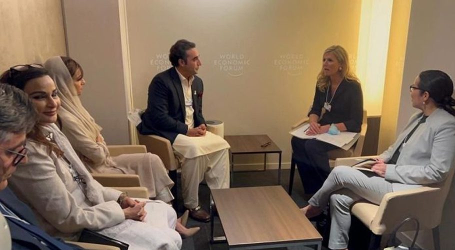 oreign Minister Bilawal Bhutto Zardari held a meeting with Queen Maxima. Source: APP.