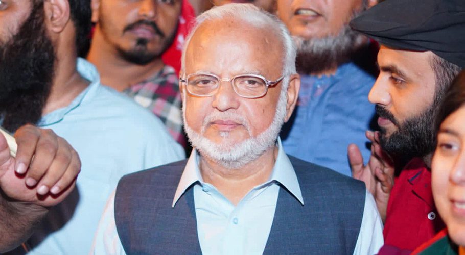 Police have arrested PTI’s Senator Ejaz Chaudhry. Source: Online.