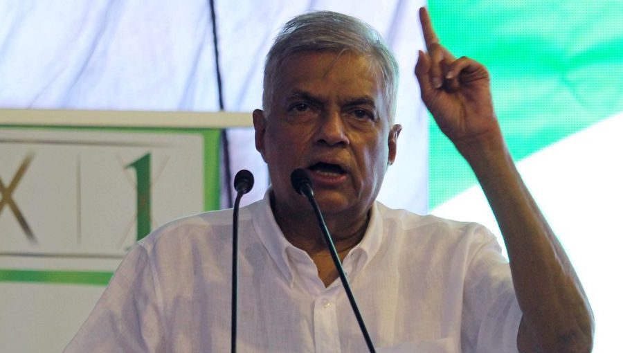 Ranil Wickremesinghe has been prime minister five times before. Source: Reuters.