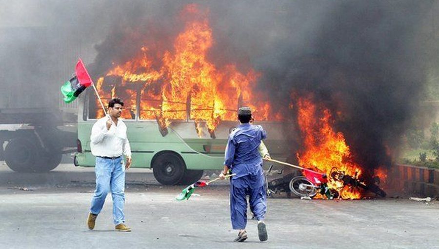 Karachi witnessed severe violence on May 12, 2007. Source: The News.