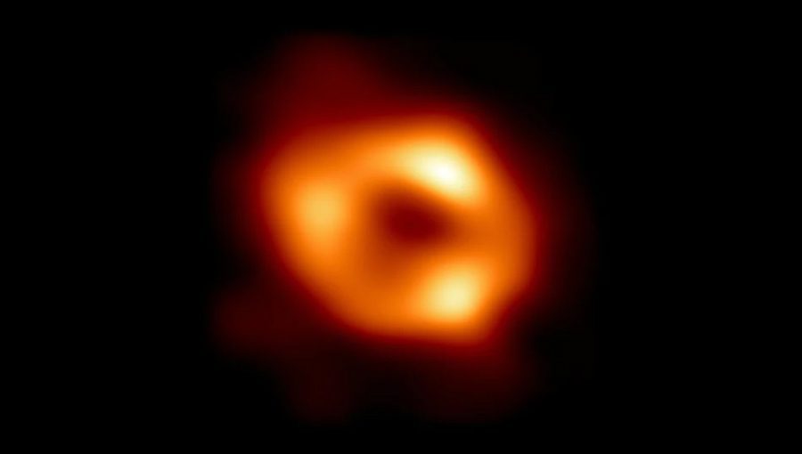 Only second image ever made of a black hole. Source: Reuters.