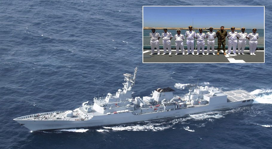 Pakistan Navy Ship Shamsheer visited Port Muscat, Oman. Source: PR.