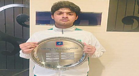 Noor Zaman becomes Asian Junior Squash champion