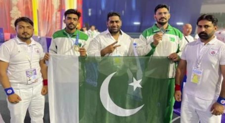 Pak athletes win 2 medals in fourth Mas-Wrestling World Championship
