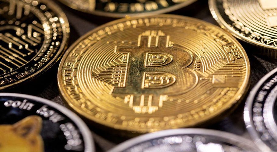 Bitcoin surges to record high