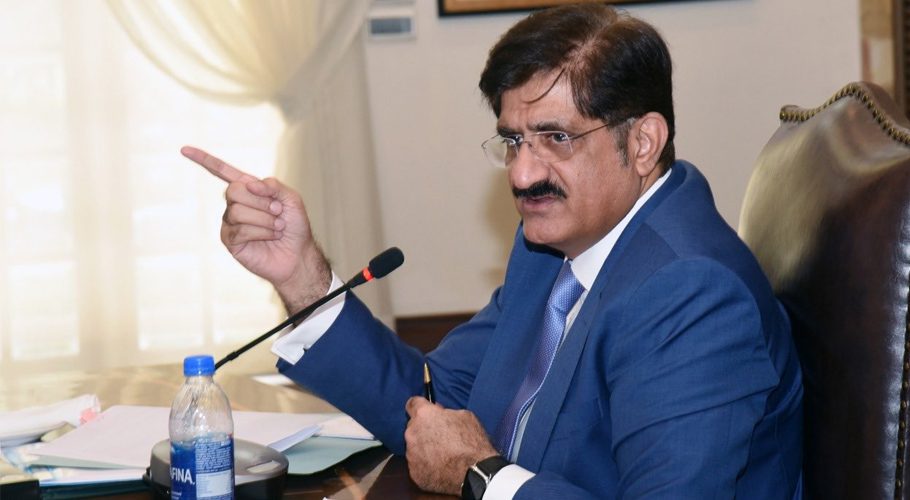 Chief Minister Murad Ali Shah said that when the encroachment happened in the 80s, who was the ruler? (Photo: Twitter)