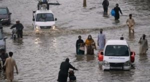 More heavy rain is predicted across Sindh including Karachi. (Photo: GNN)