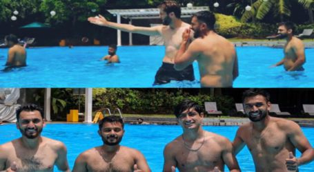 Video of Babar, Shaheen swimming together goes viral
