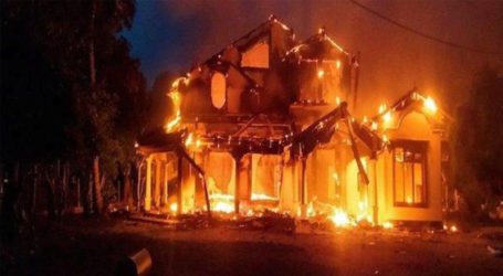 Sri Lanka prime minister’s house set on fire: police