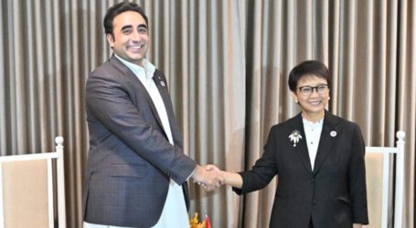 FM meets Indonesian counterpart to discuss bilateral relations