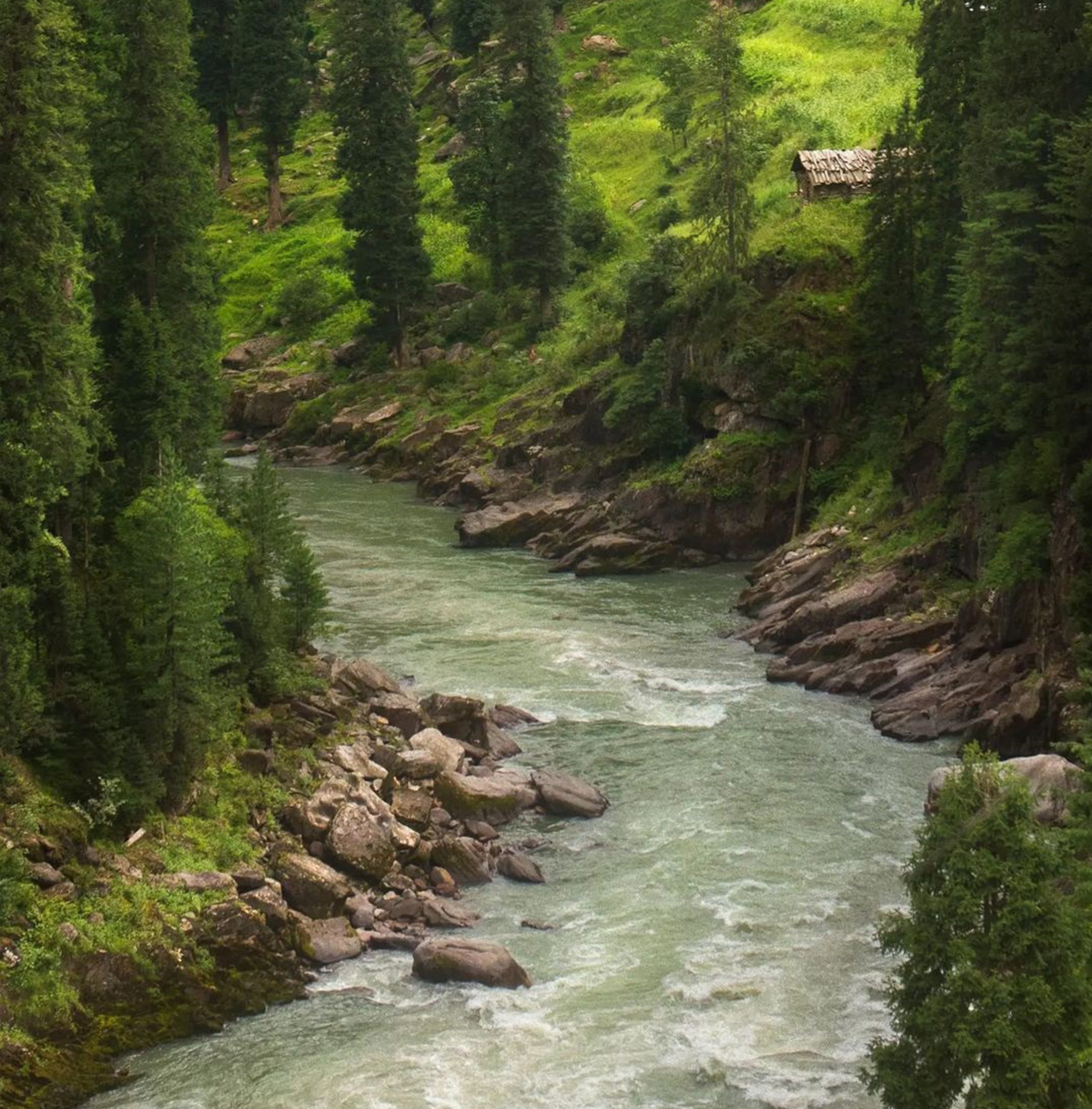 Neelum river, Azad Kashmir