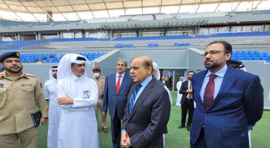 PM Shehbaz visits FIFA World Cup ‘Stadium 974’ in Doha