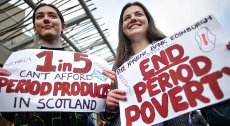 Ending ‘period poverty’: Scotland offers free tampons and pads