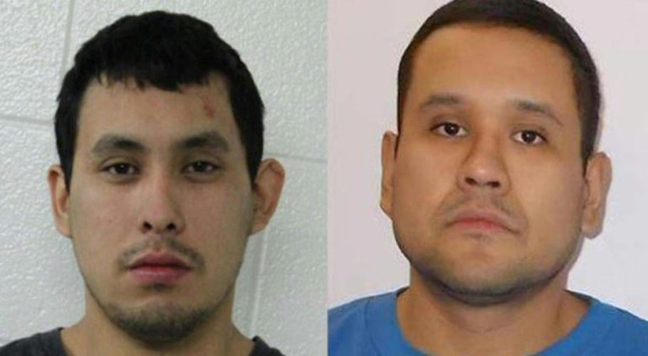 Canadian police launched a manhunt to track down two suspected attackers after dozens of people were stabbed, leaving 10 dead © Handout