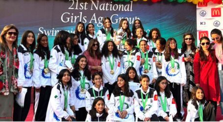 Sindh wins 21st National Girls Age Group Swimming Championship