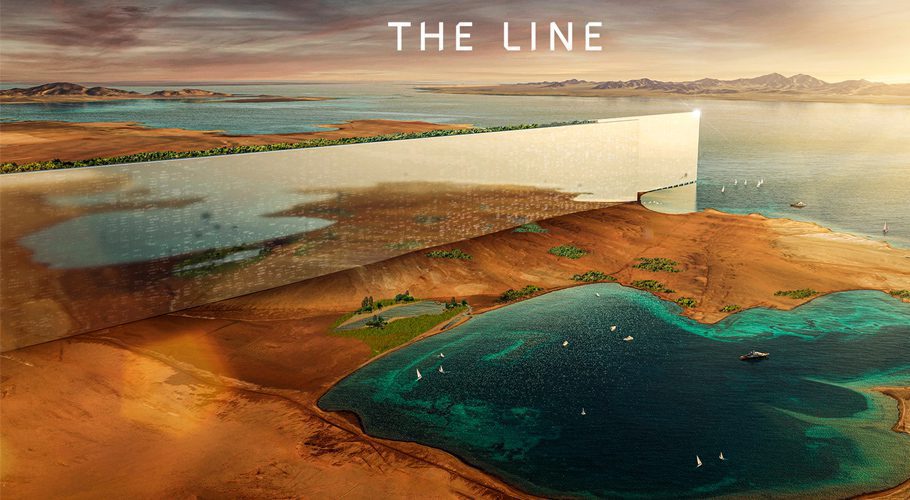 The Line, NEOM: a mirrored façade for the smart city (Credit: NEOM)