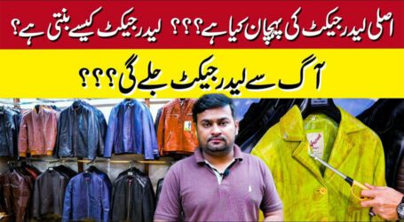 Cold weather boosts sell of leather jackets in Karachi