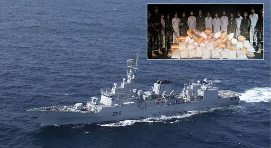 Pakistan Navy seizes 9.5 tons of narcotics at sea