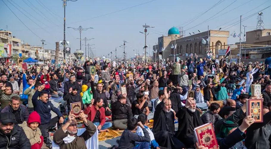 Muslims Protest in Baghdad