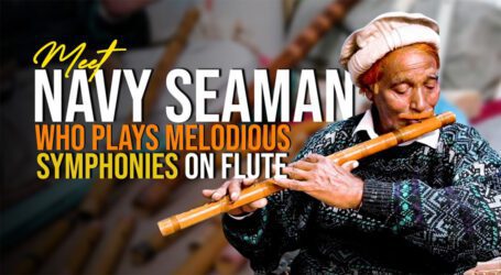 Meet Navy seaman who plays melodious tunes on flute