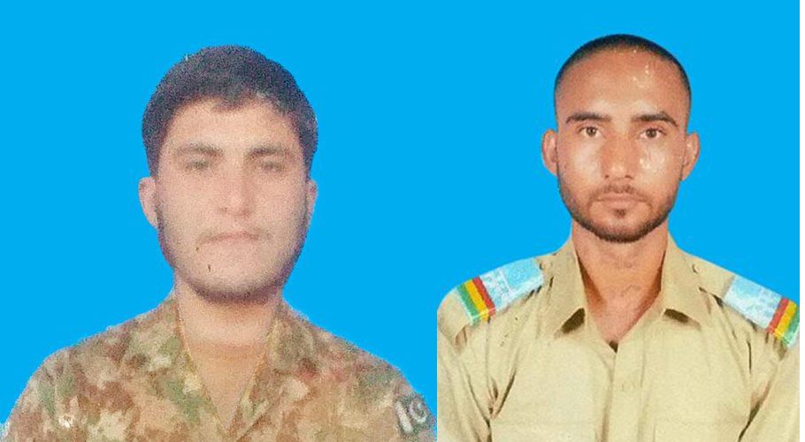 Two soldiers martyred, two terrorists killed in North Waziristan