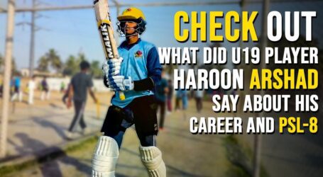 Meet dashing U-19 player Haroon Arshad