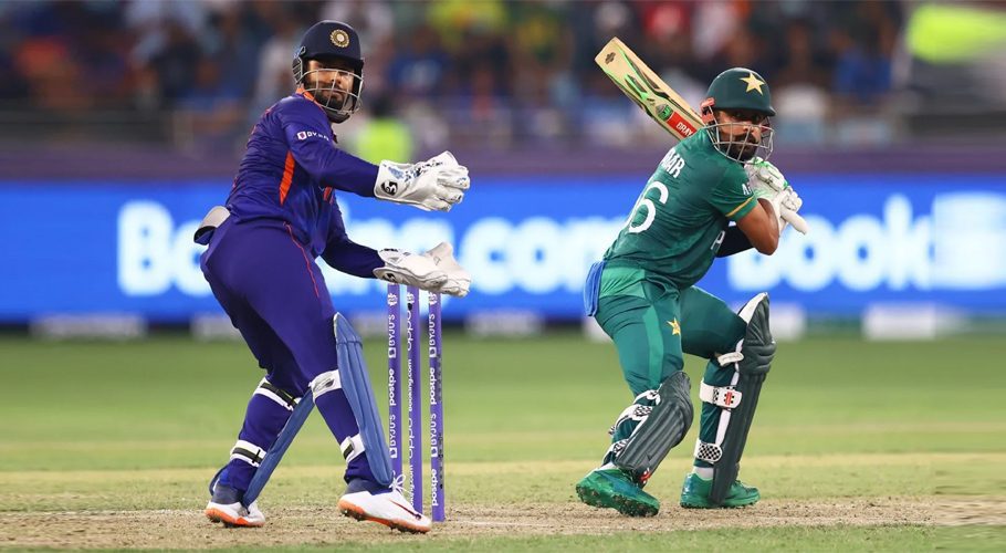 (File) Pakistan defeated India by five wickets in their Asia Cup 2022 Super 4 match at the Dubai International Cricket Stadium on Sunday, September 4. (Image; sportsadda.com)