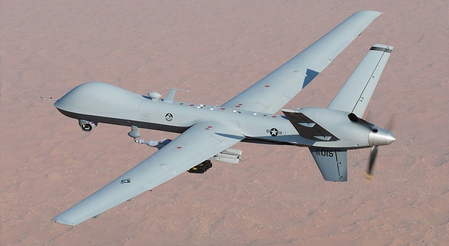 U.S. Air Force MQ-9A Reaper armed with a Paveway. File Photo